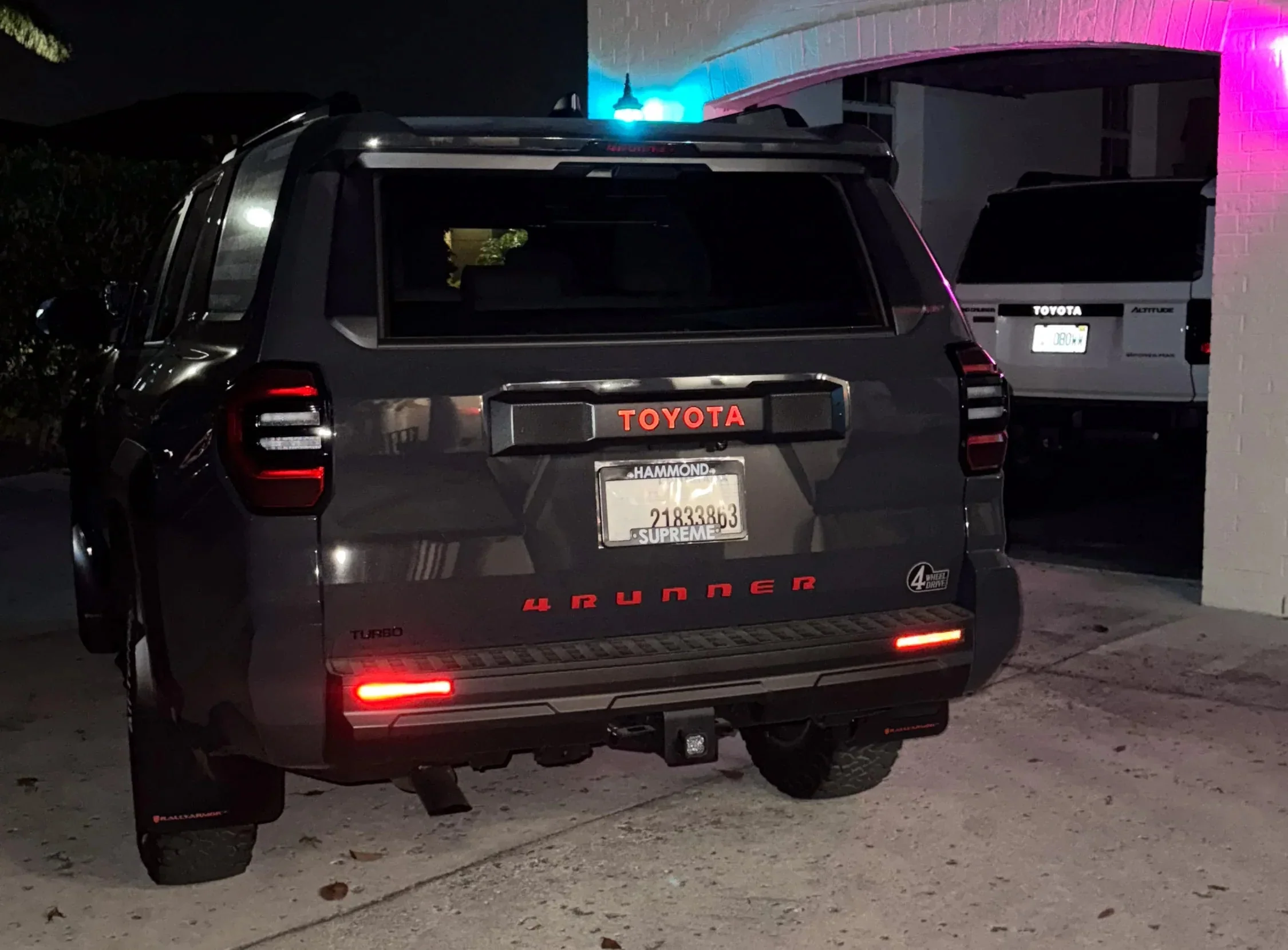 TOYOTA Emergency Reflective Rear Hatch Liftgate Emblem Overlays - 2025+ 4Runner - Image 2