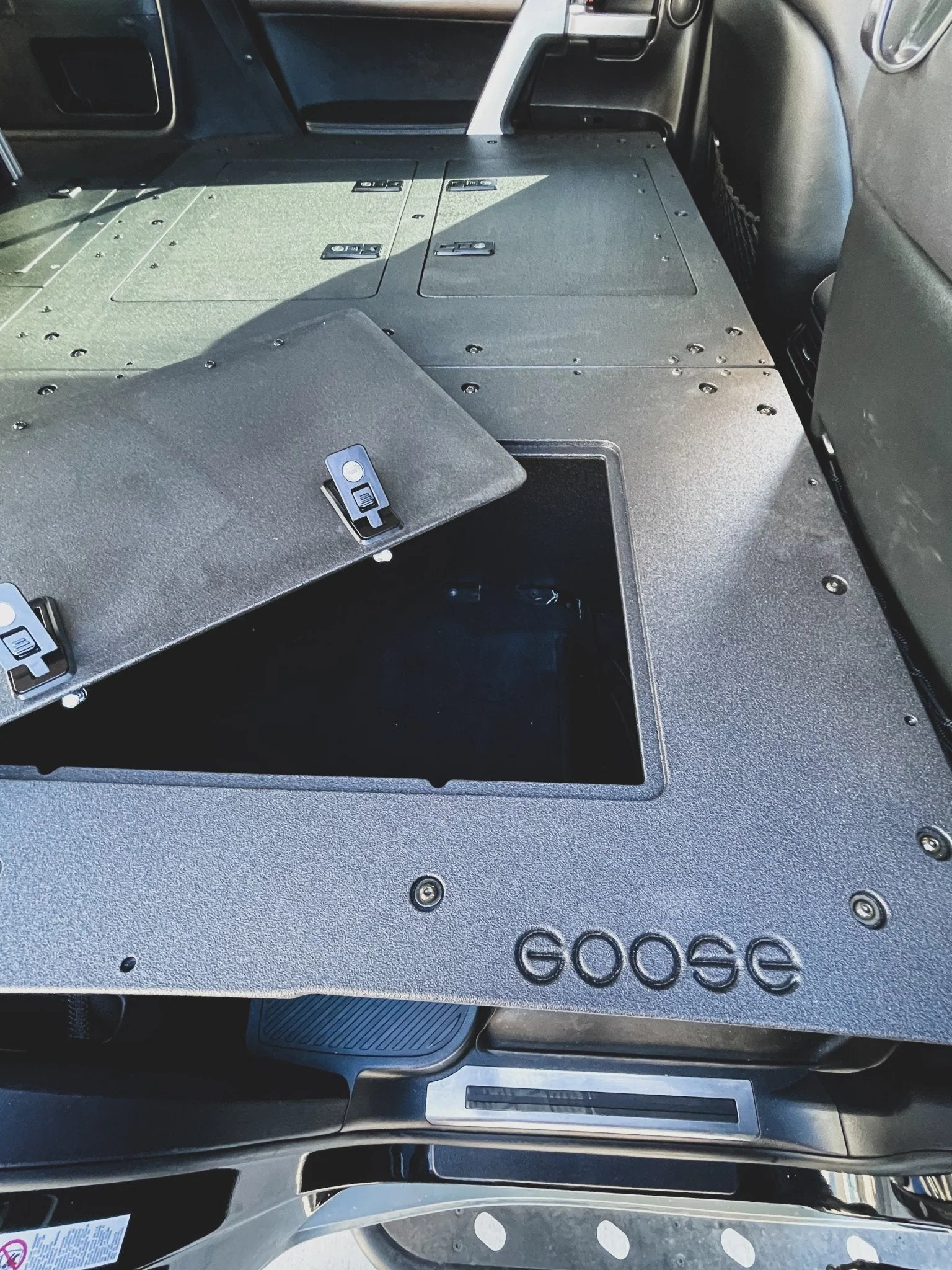 Toyota Land Cruiser 2008-2021 200 Series - Second Row Seat Delete Plate System - Module Height Platform - Image 6