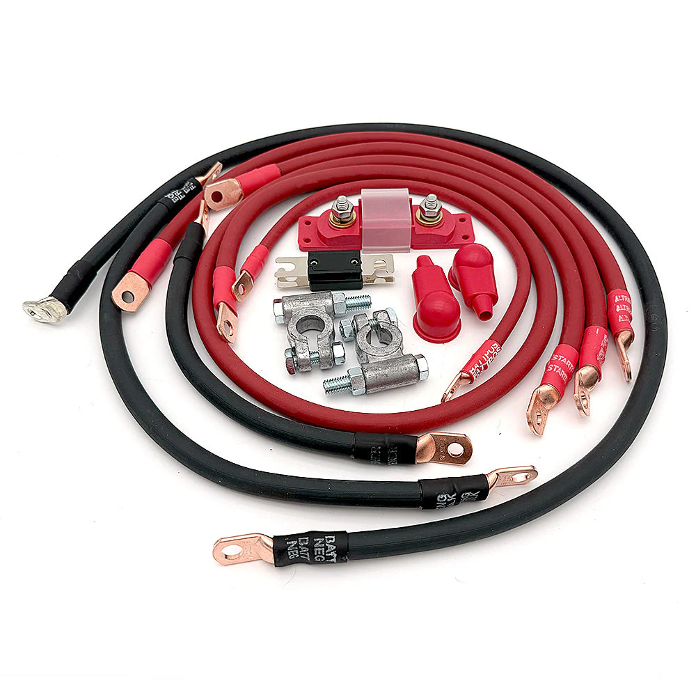 Toyota Land Cruiser Big 7 Battery Cables Kit (FZJ80 - 1993-1997) - Image 2