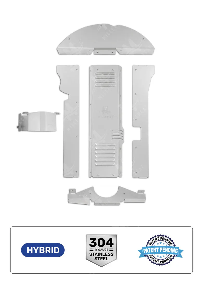 Toyota Prius Gen 2 2004-2009 V2 Cat Shield, Complete Package - Image 8