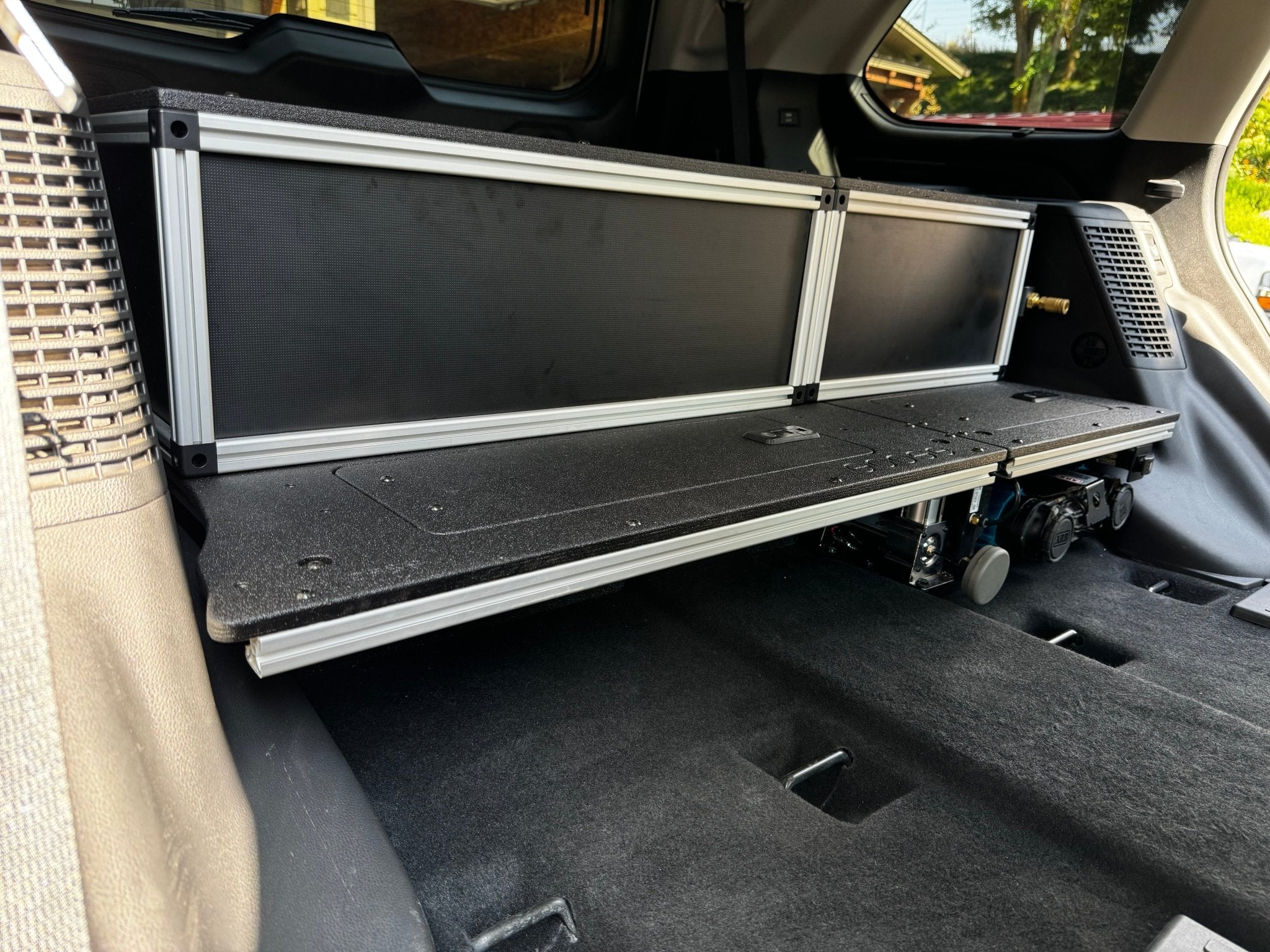Toyota - Sequoia - 2023-Present - 3rd Gen - Explore Series - Single Drawer - 28-3/16" Width x 38" Deep x 10" High - Drawer Module with Short Drawer 20" and Storage Space Behind - Image 10