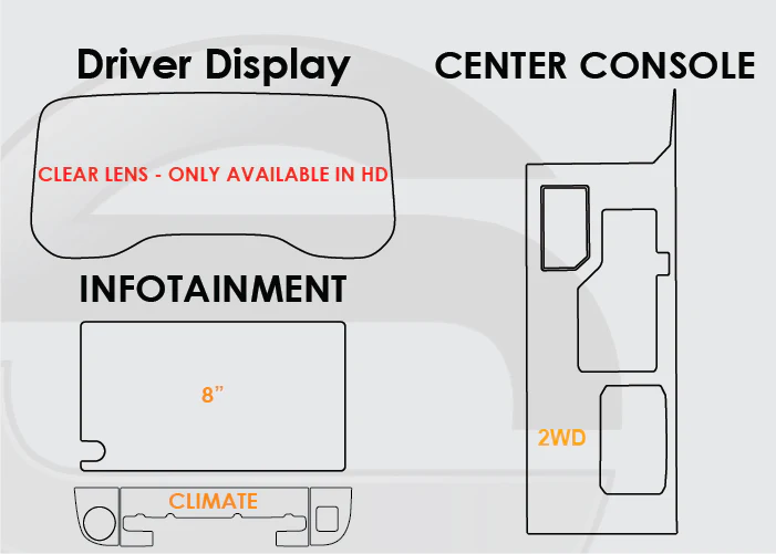 Toyota Sequoia Screen ProTech Kit - Image 8