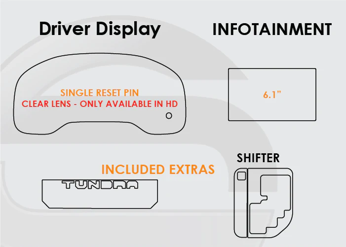 Toyota Tundra Screen ProTech Kit - Image 9