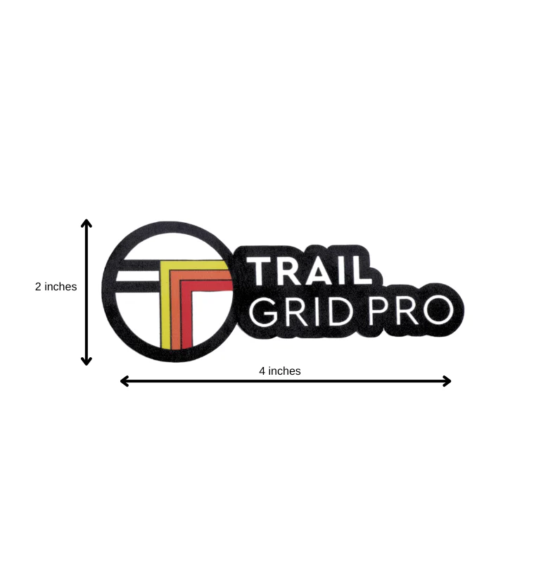 Trail Grid Pro "TRD" 4" Die Cut Sticker - Image 2