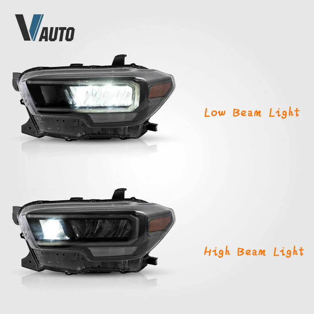 VAuto Halo LED Reflector Headlights 2016+ Toyota Tacoma - Image 6