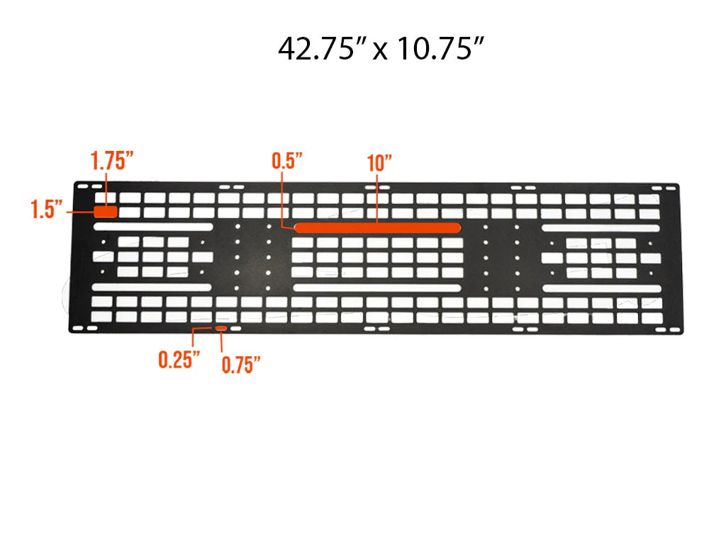Victory 4x4 Roof Rack Mounted MOLLE Gear Panel - Image 6