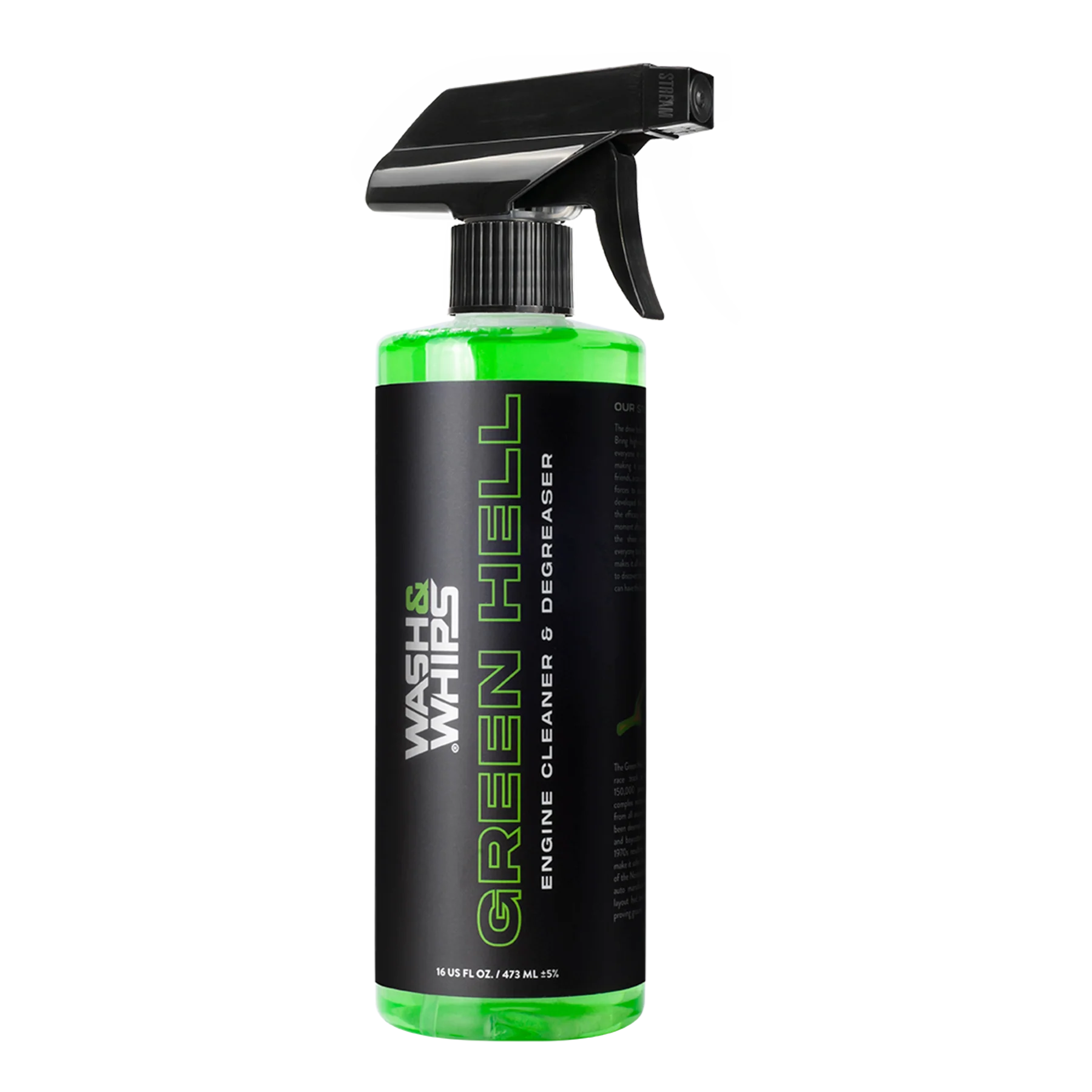 WASH&WHIPS Green Hell Engine Cleaner & Degreaser
