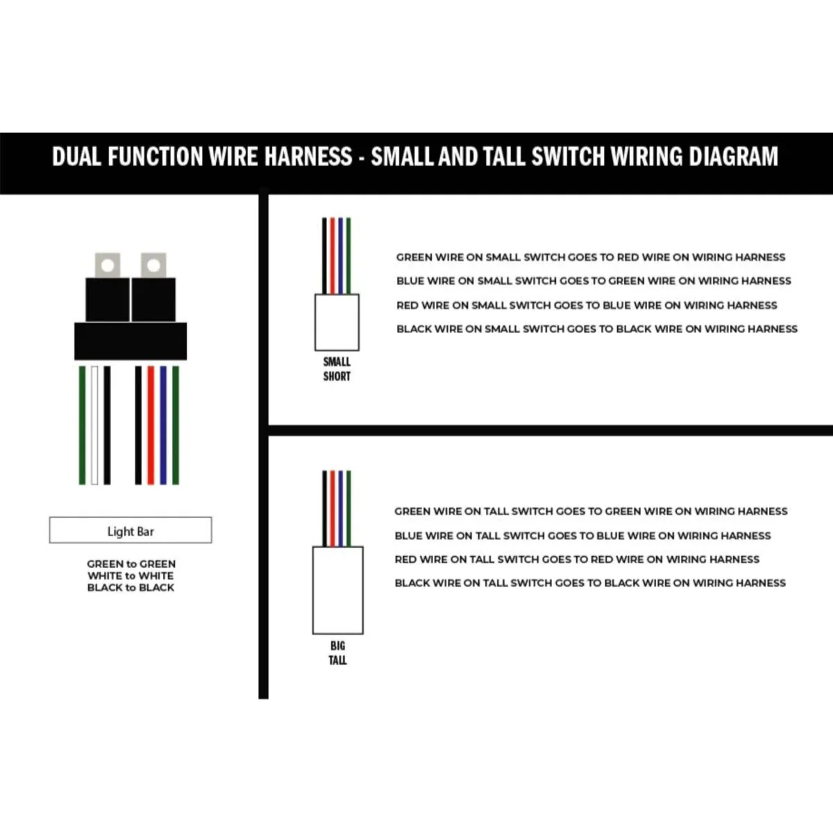 Wiring Harness for Dual Function Light Bar - Image 3