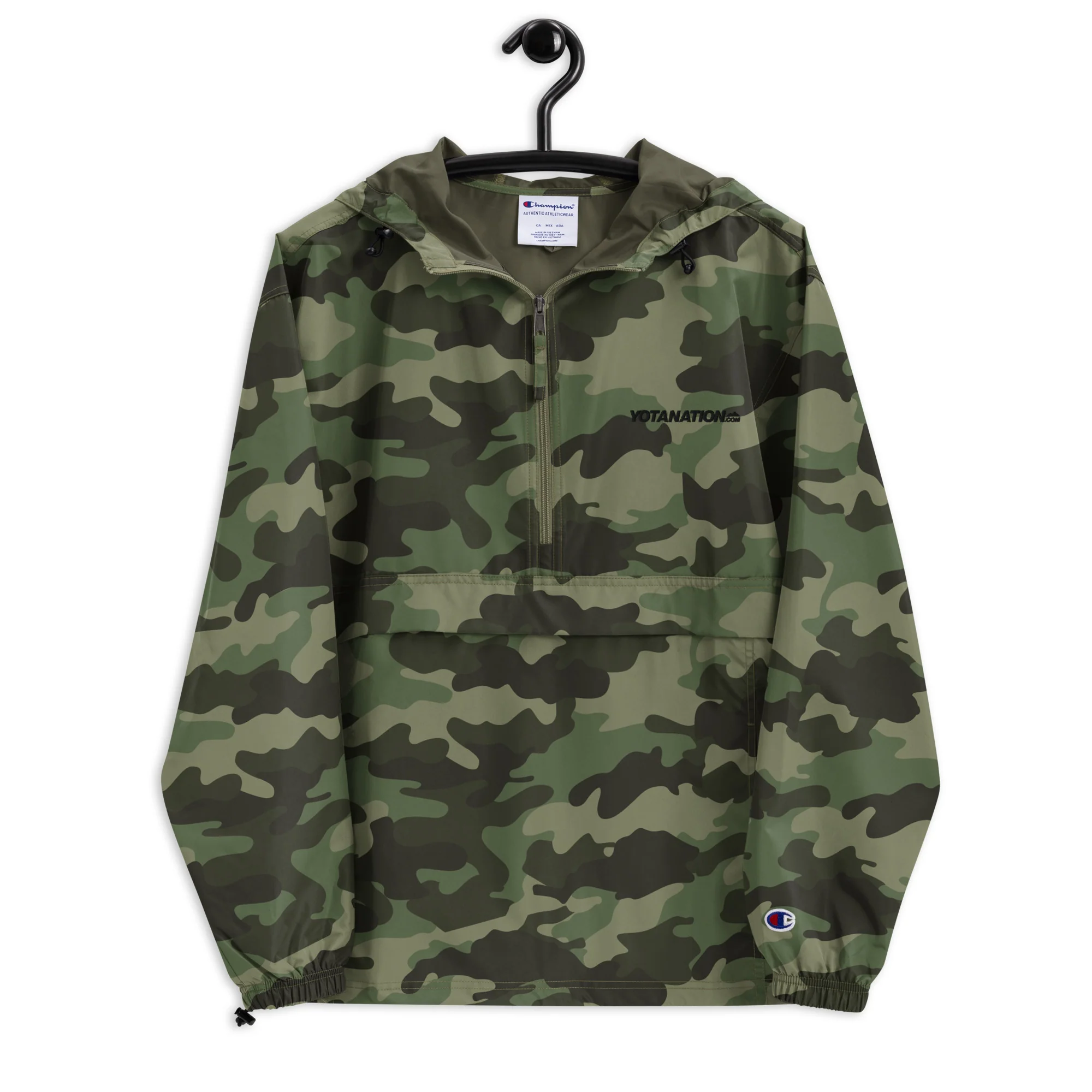 Yota Nation Embroidered Champion Packable Jacket - Image 6