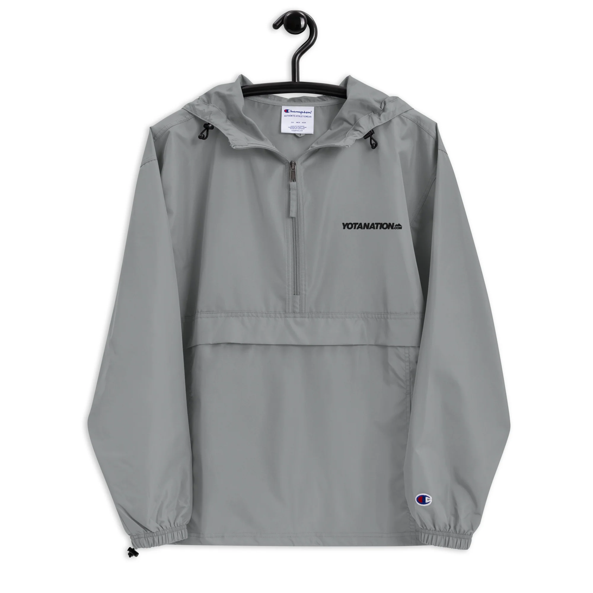Yota Nation Embroidered Champion Packable Jacket - Image 7