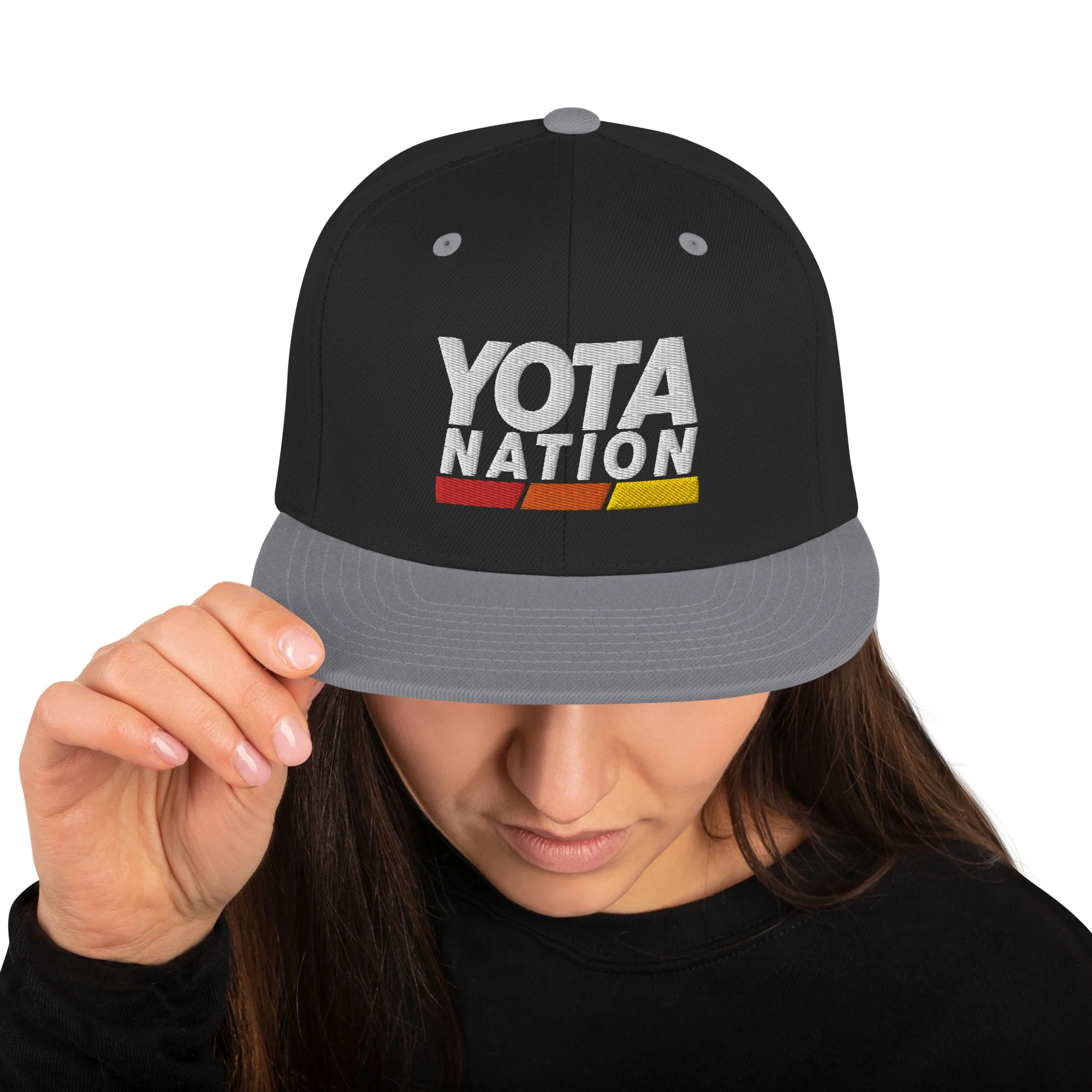 Yota Nation Retro Snapback Hat - Image 10