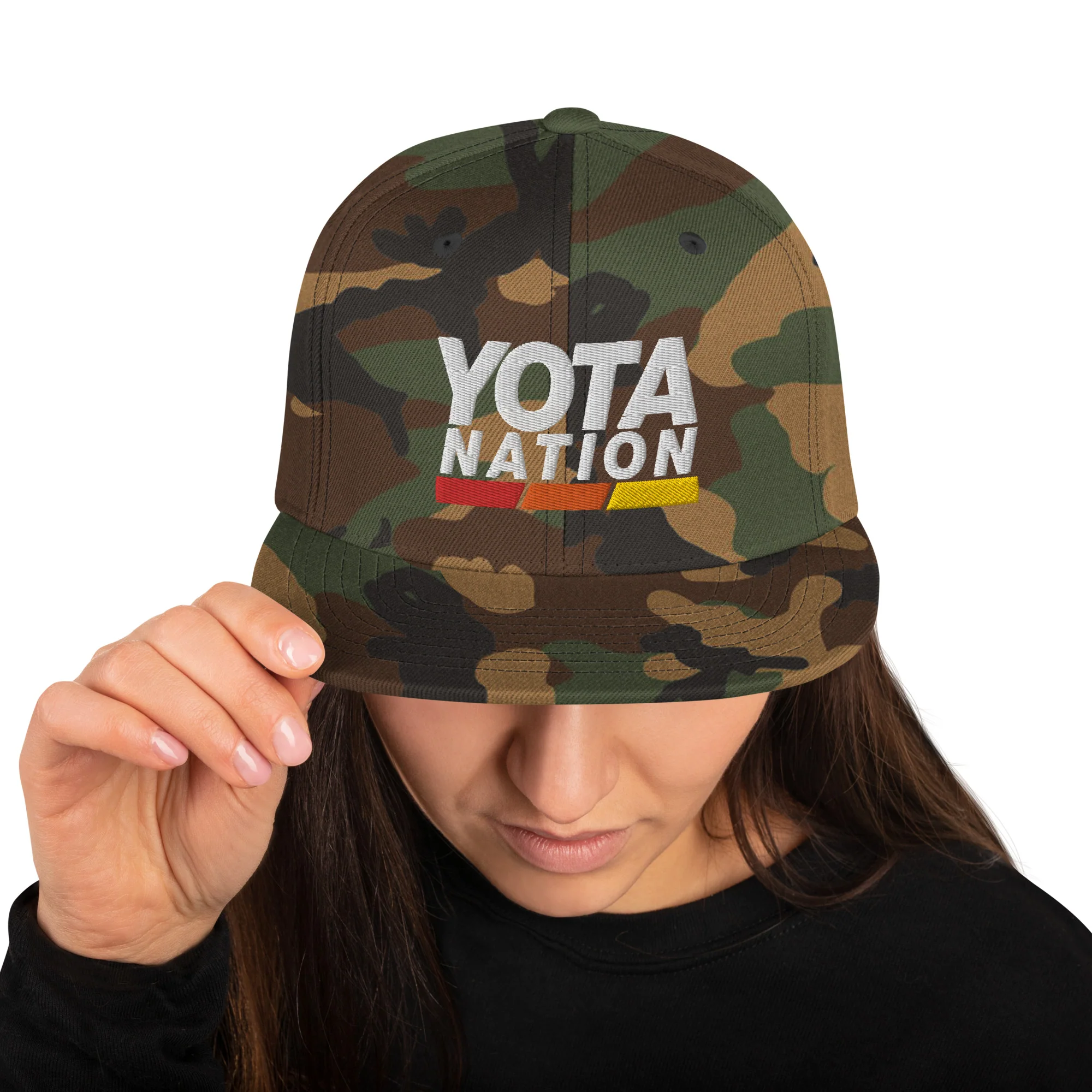 Yota Nation Retro Snapback Hat - Image 11