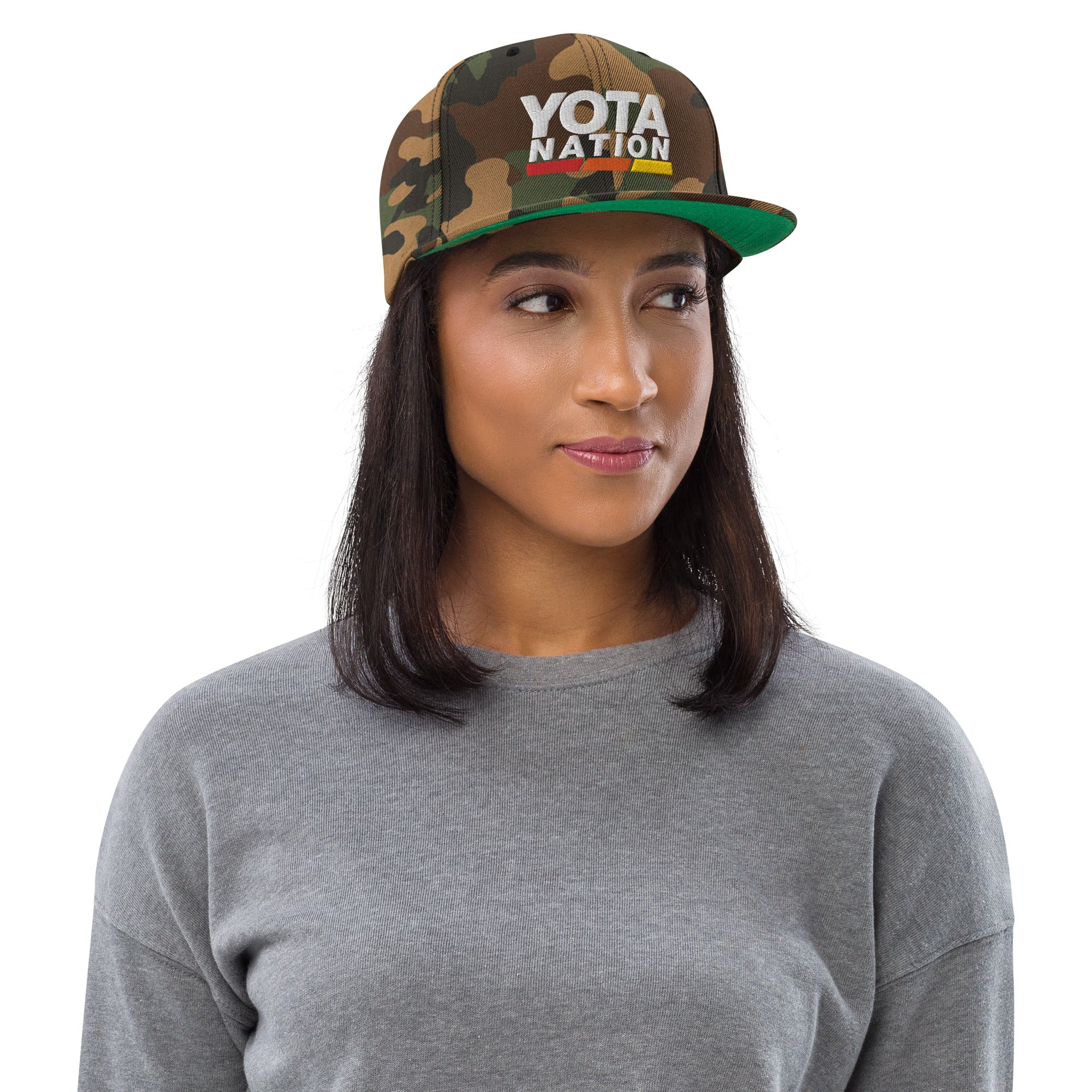 Yota Nation Retro Snapback Hat - Image 5