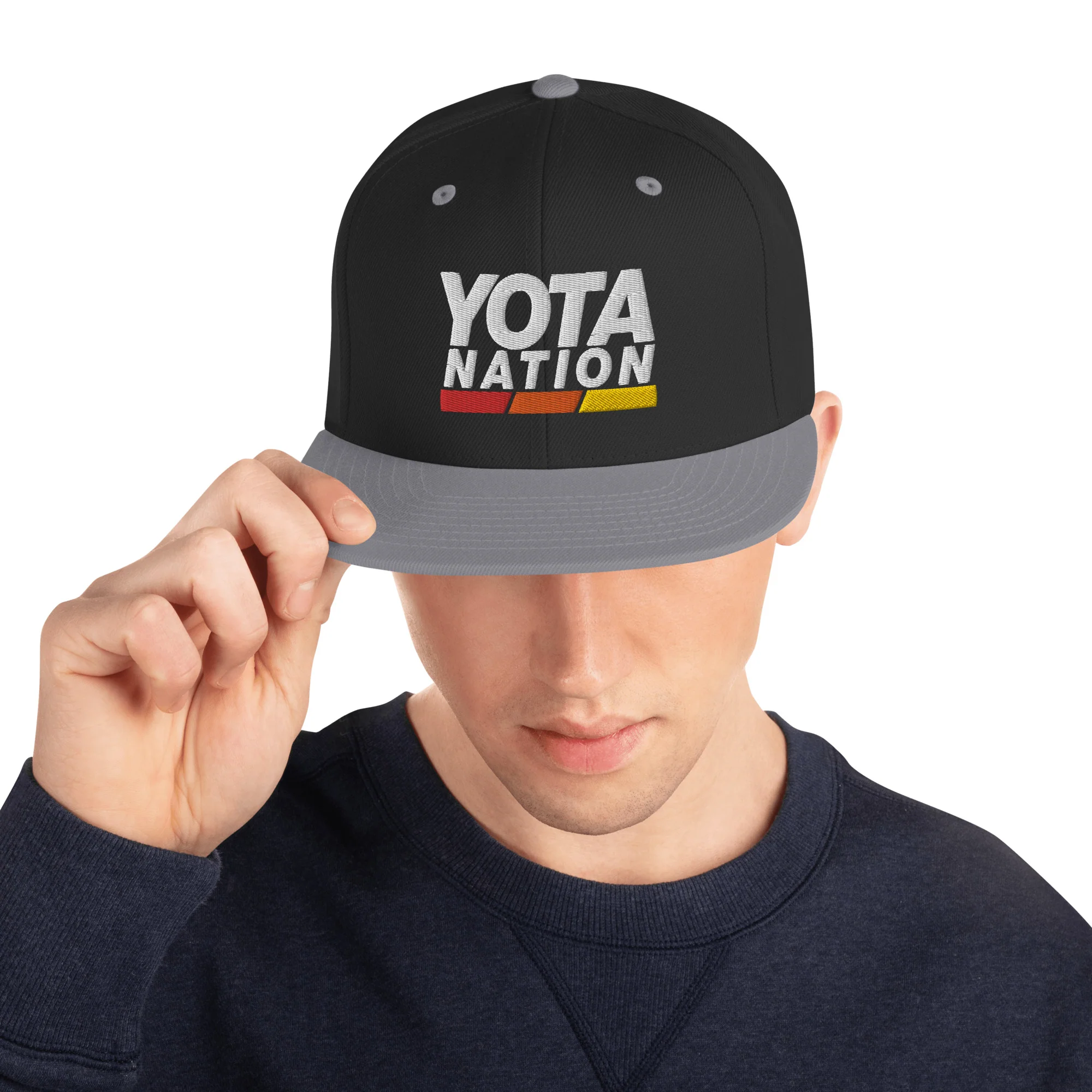 Yota Nation Retro Snapback Hat - Image 6