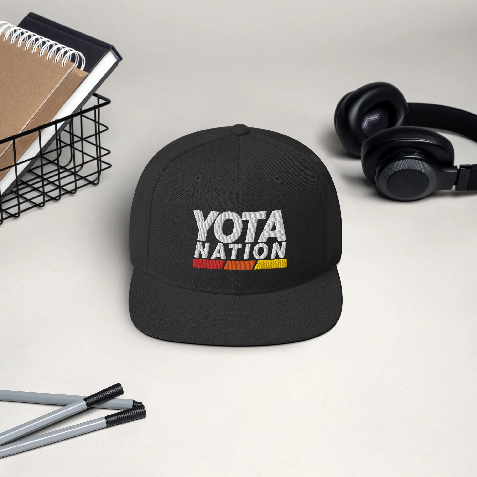 Yota Nation Retro Snapback Hat - Image 8