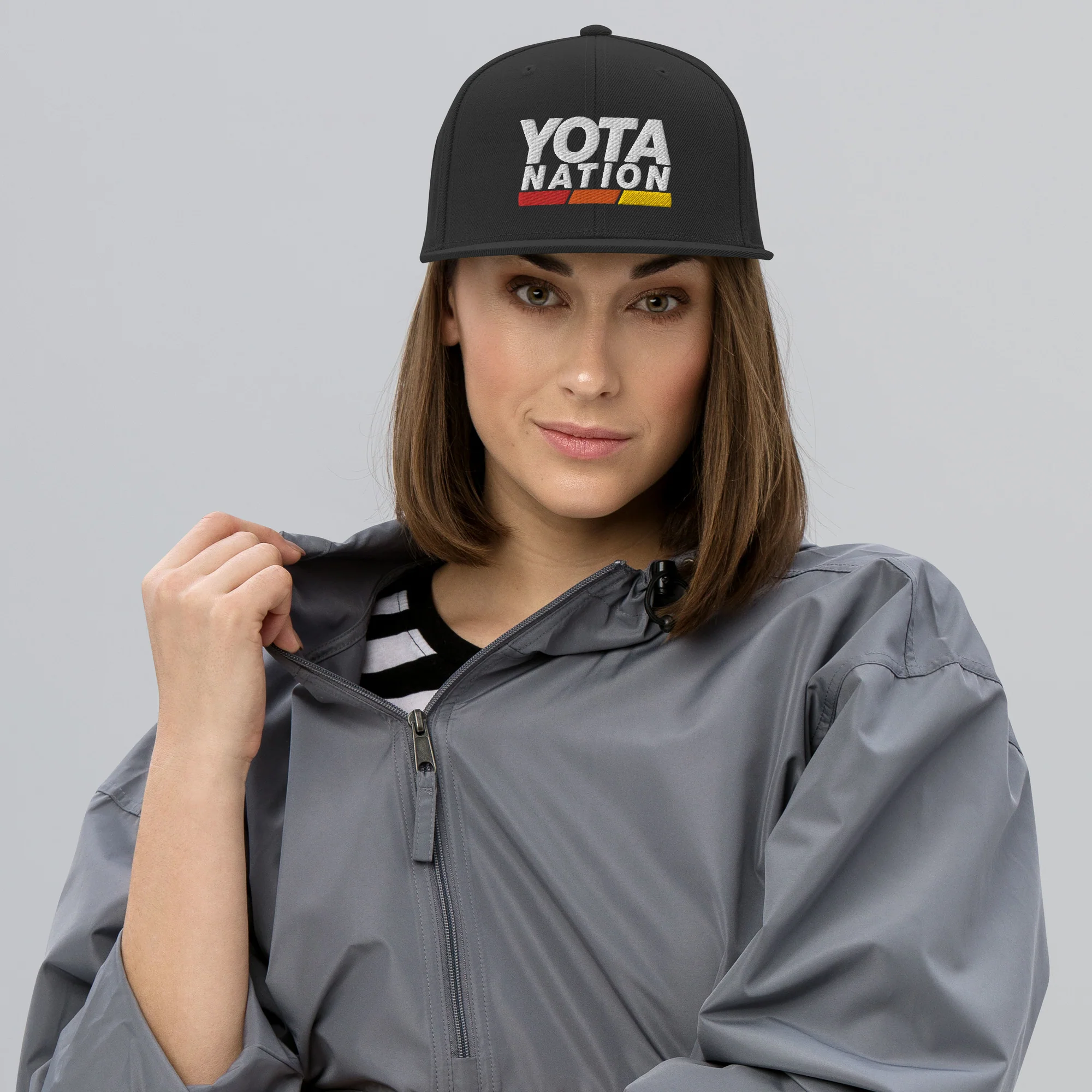 Yota Nation Retro Snapback Hat - Image 9