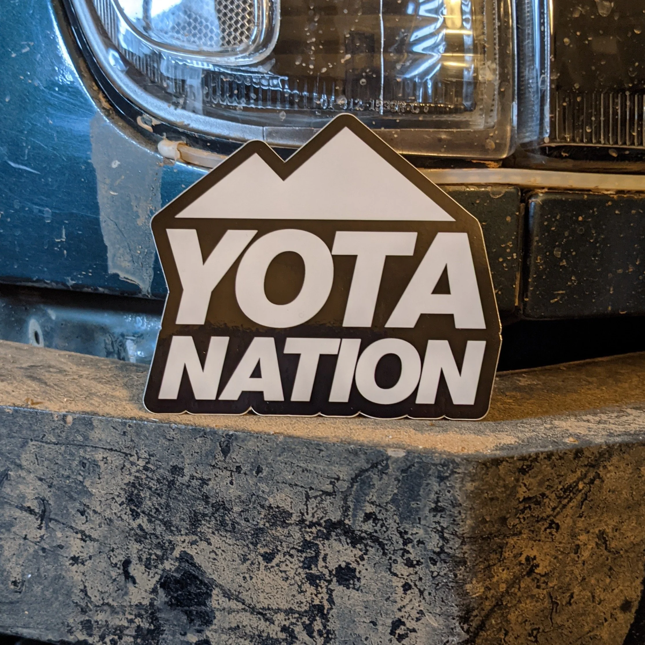 Yota Nation Signature Sticker 4" - Image 4